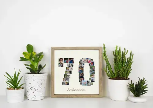 Collage de Fotos "70" Personalizable