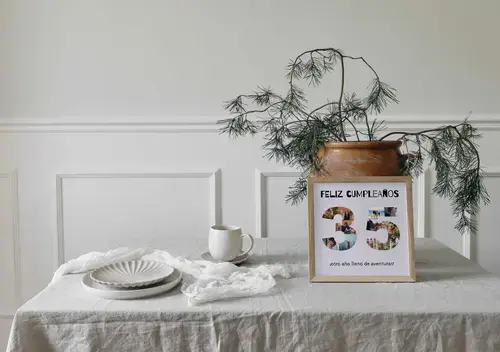 Collage de Fotos "35" Cumpleaños Personalizable