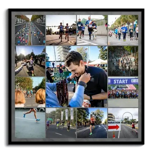 Collage de fotos maratón y evento