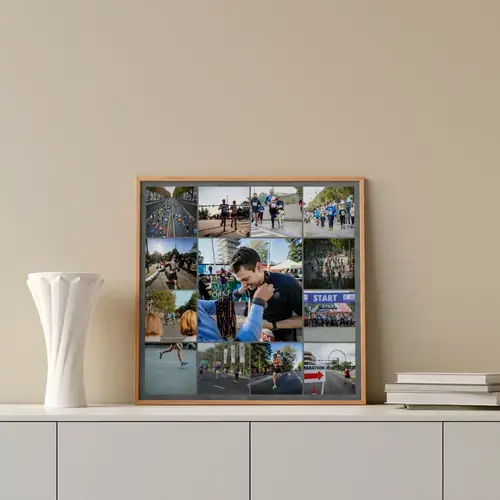 Collage de fotos maratón y evento