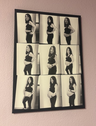 Foto del cliente Angélica para la valoración Impresión Fotocollage Lienzo 50x70cm