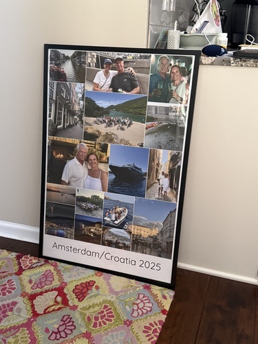 Foto del cliente Becca para la valoración Impresión Fotocollage Póster 24x36"