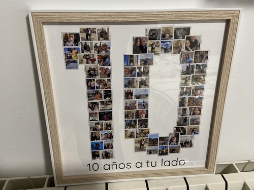 Foto del cliente Carlos para la valoración Impresión Fotocollage Póster 30x30cm