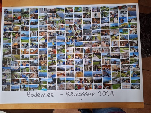 Foto del cliente Corinna para la valoración Impresión Fotocollage Póster 100x70cm