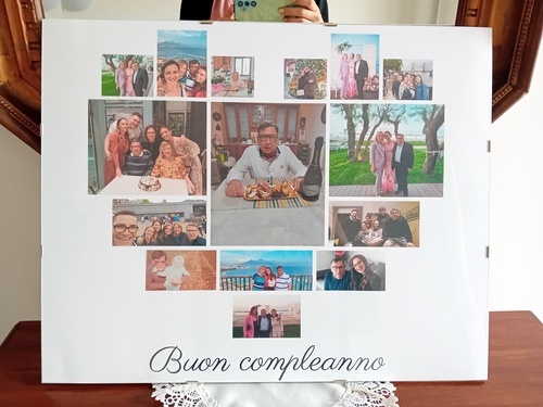 Foto del cliente Marina para la valoración Impresión Fotocollage Póster 50x40cm