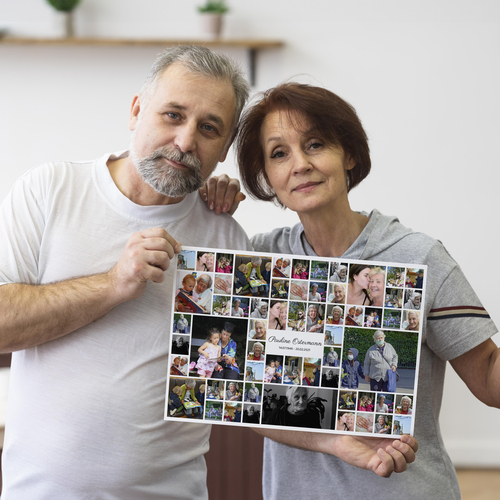 Collage de Recuerdo Premium: Crea un homenaje personalizado y emotivo