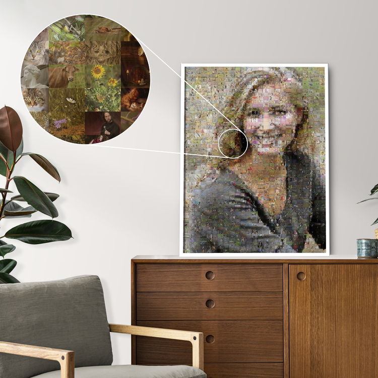 Retrato Personalizado en Fotomosaico
