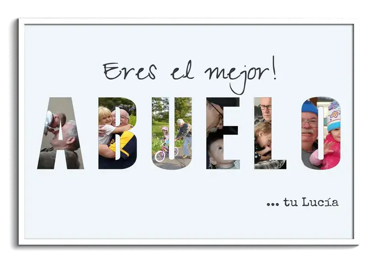 Fotocollage eres el Mejor Abuelo como Regalo para Abuelos