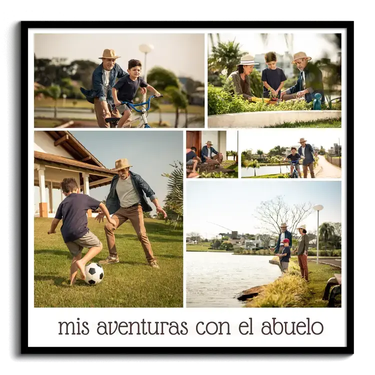 Regalo para abuelos mis aventuras con el abuelo