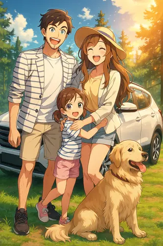 Foto convertida en estilo Anime